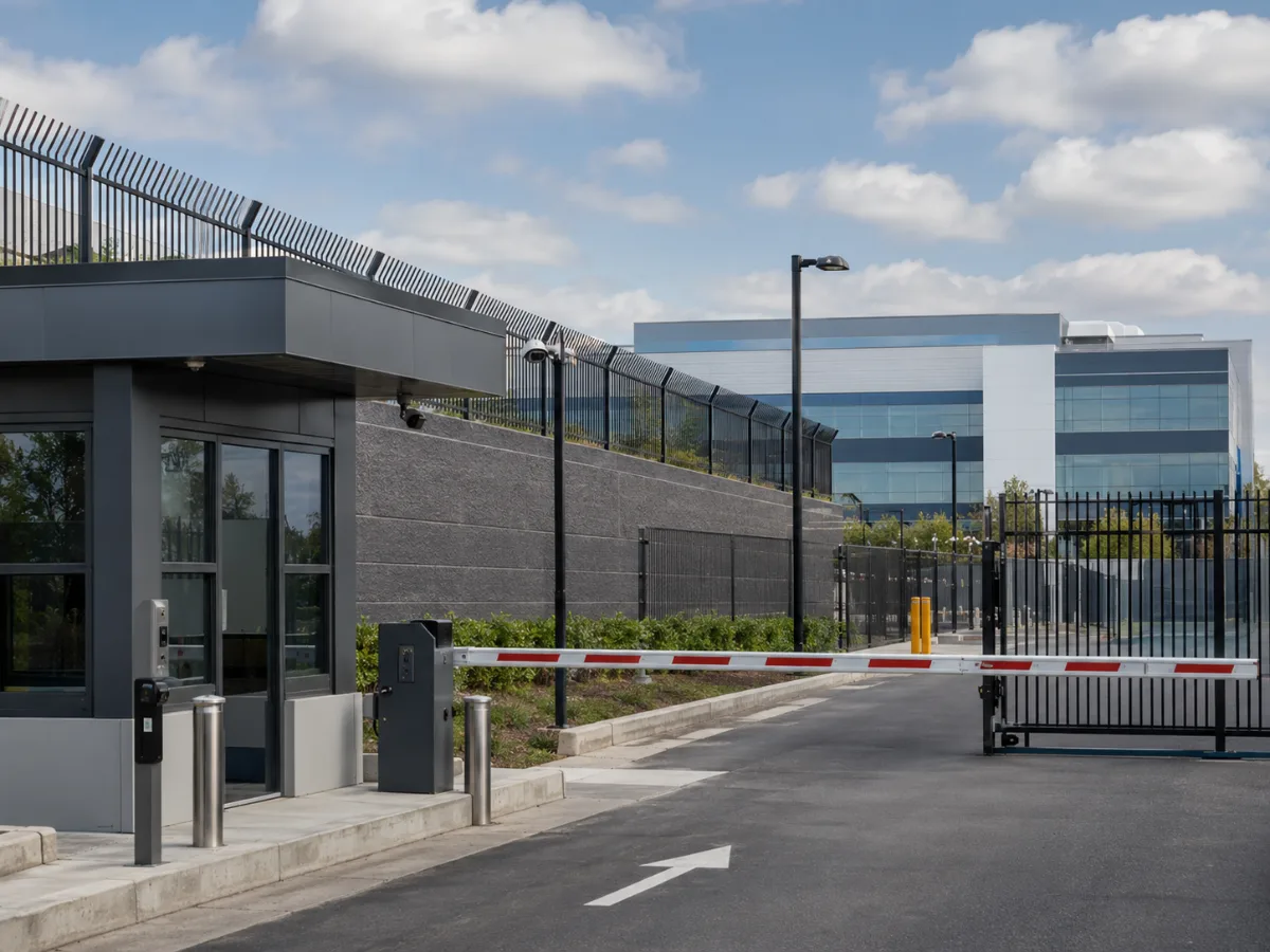 Secure gated checkpoint