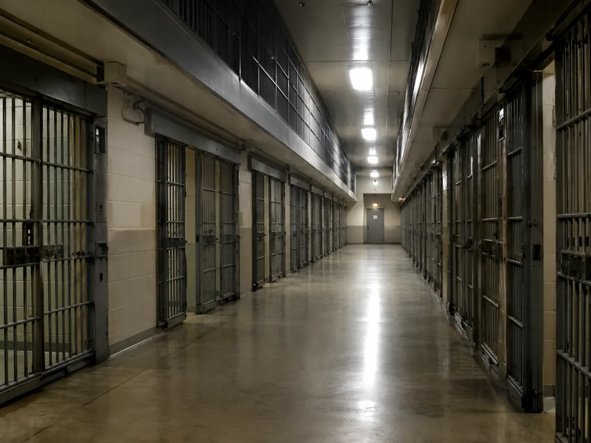 Prison corridor