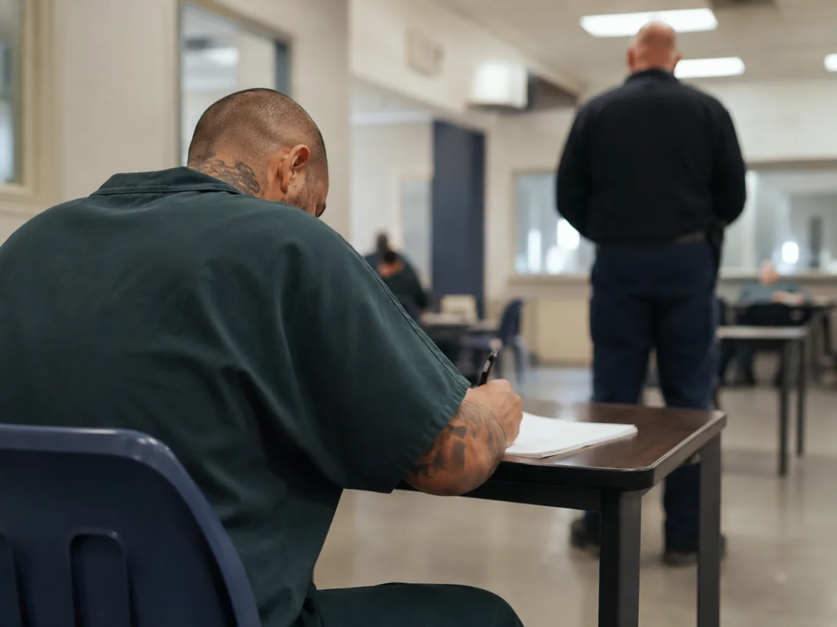 Parole review meeting